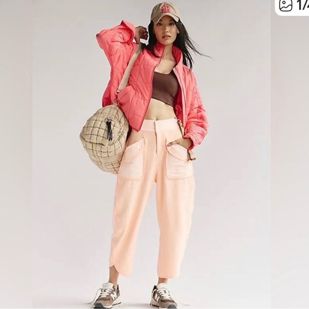 FP Movement for Free People NWT  Timko Pants in Peach L